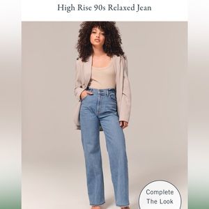 High rise 90s relaxed jean